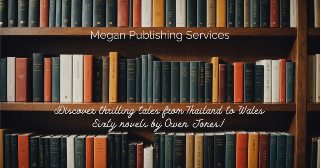 Bookshelf at Megan Publishing Services' holding our policies