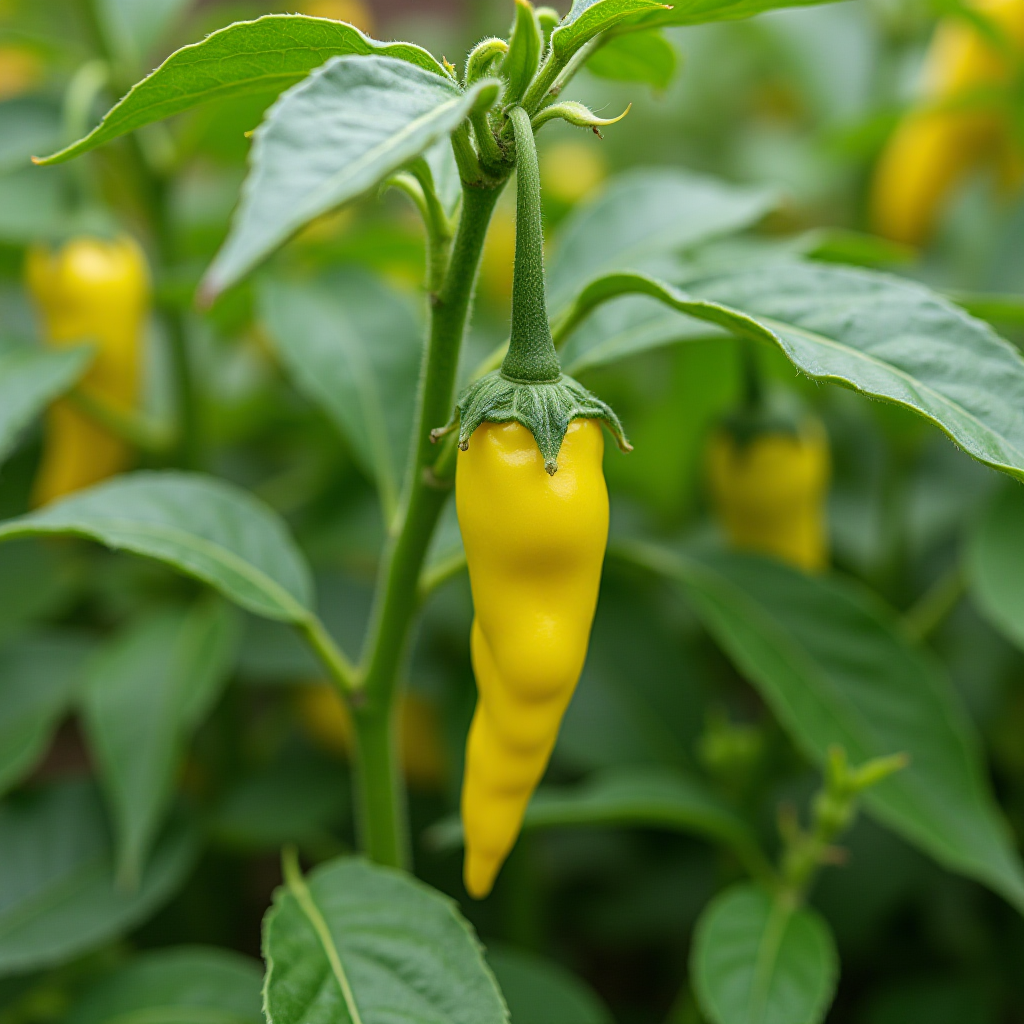 Cayenne pepper tea plant