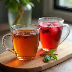 Hibiscus vs Green Tea 3 Hibiscus vs Green Tea