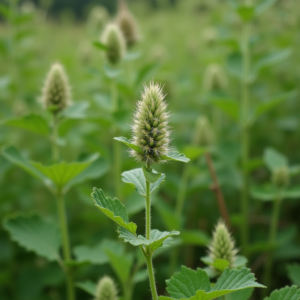 Horehound tea plant
