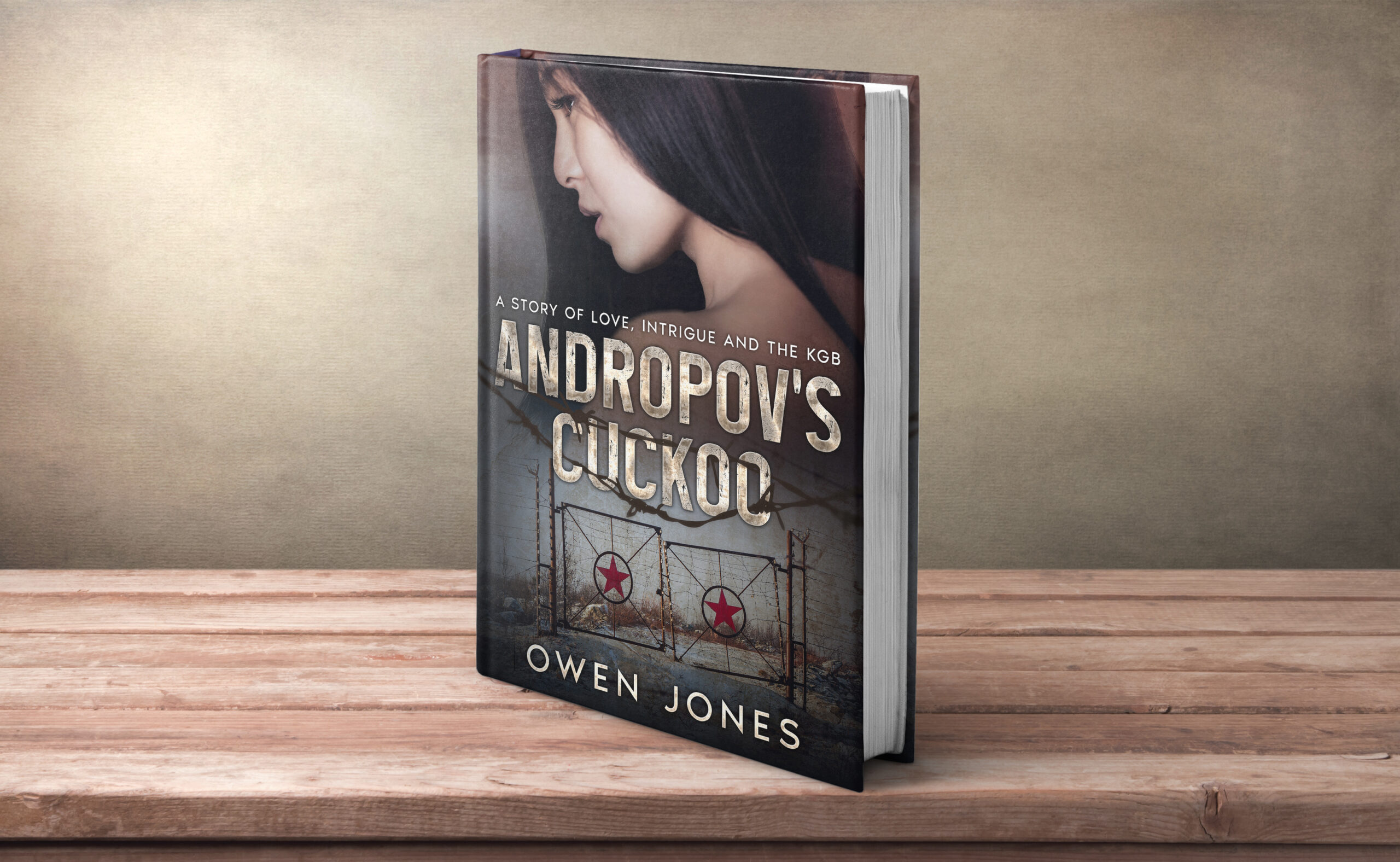 Mock-up of Andropov's Cuckoo - the spy-thriller novel