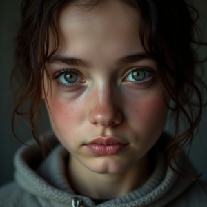 Herbal Teas for Dark Circles 3 Dark circles and puffy eyes on a young face